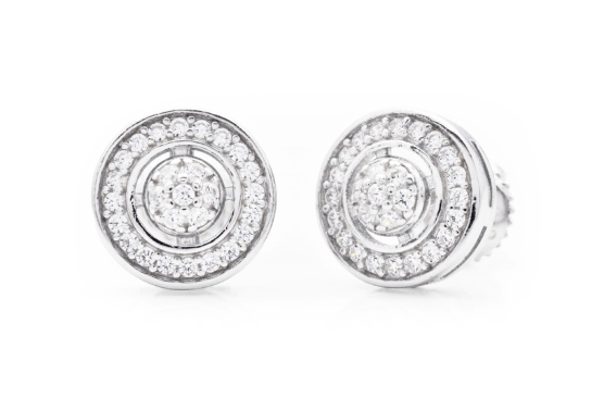 SS Moissanite Earrings