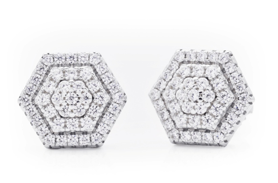 SS Moissanite Earrings