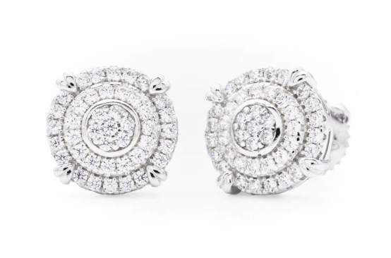 SS Moissanite Earrings