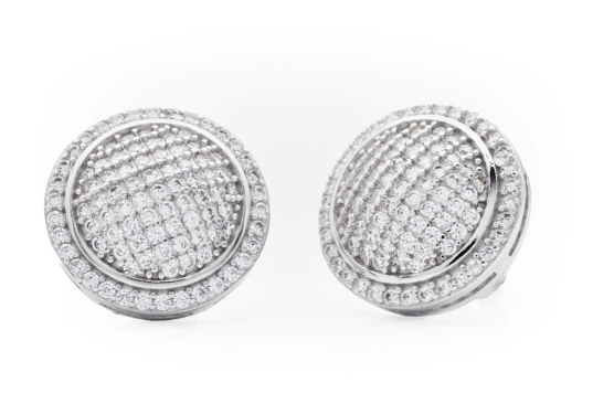 SS Moissanite Earrings