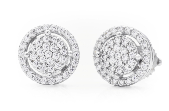 SS Moissanite Earrings