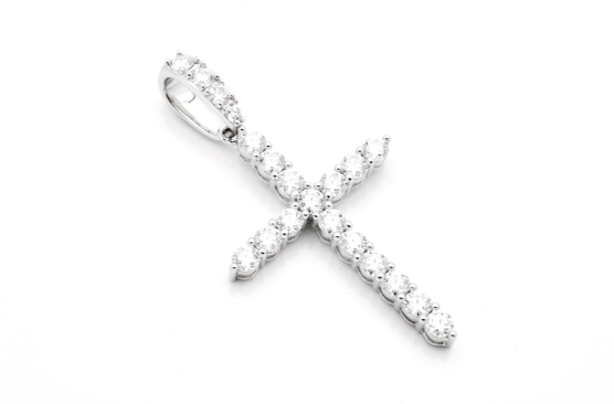 SS Moissanite Pendant