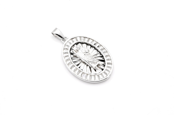 SS Moissanite Pendant
