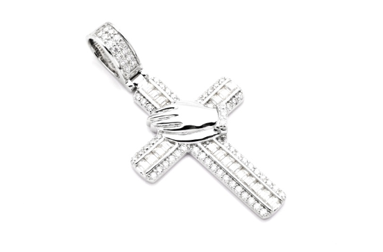 SS Moissanite Pendant