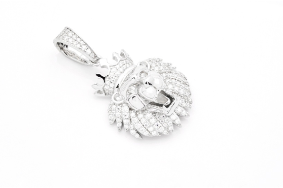SS Moissanite Pendant
