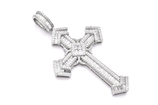 SS Moissanite Pendant