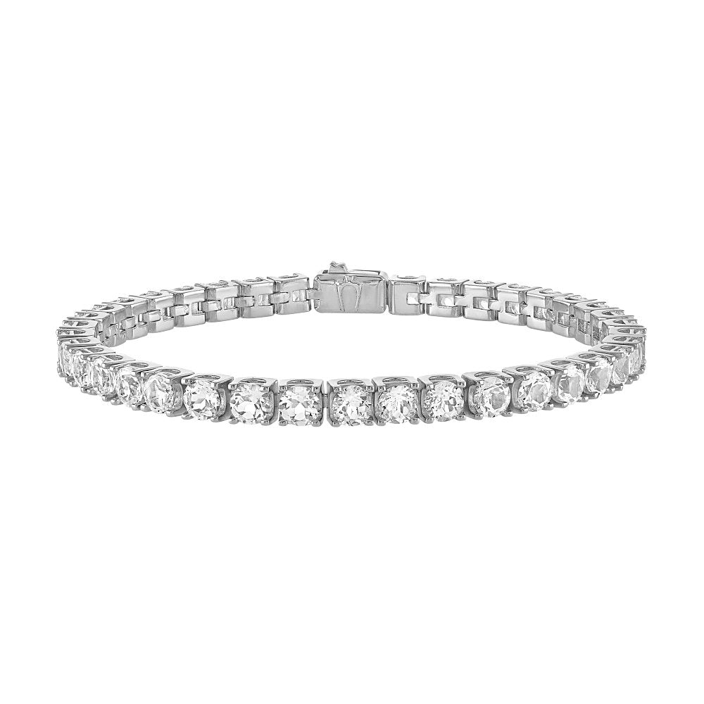 Bulova Sterling Silver 925 Luxury Jewelry Mens Bracelet