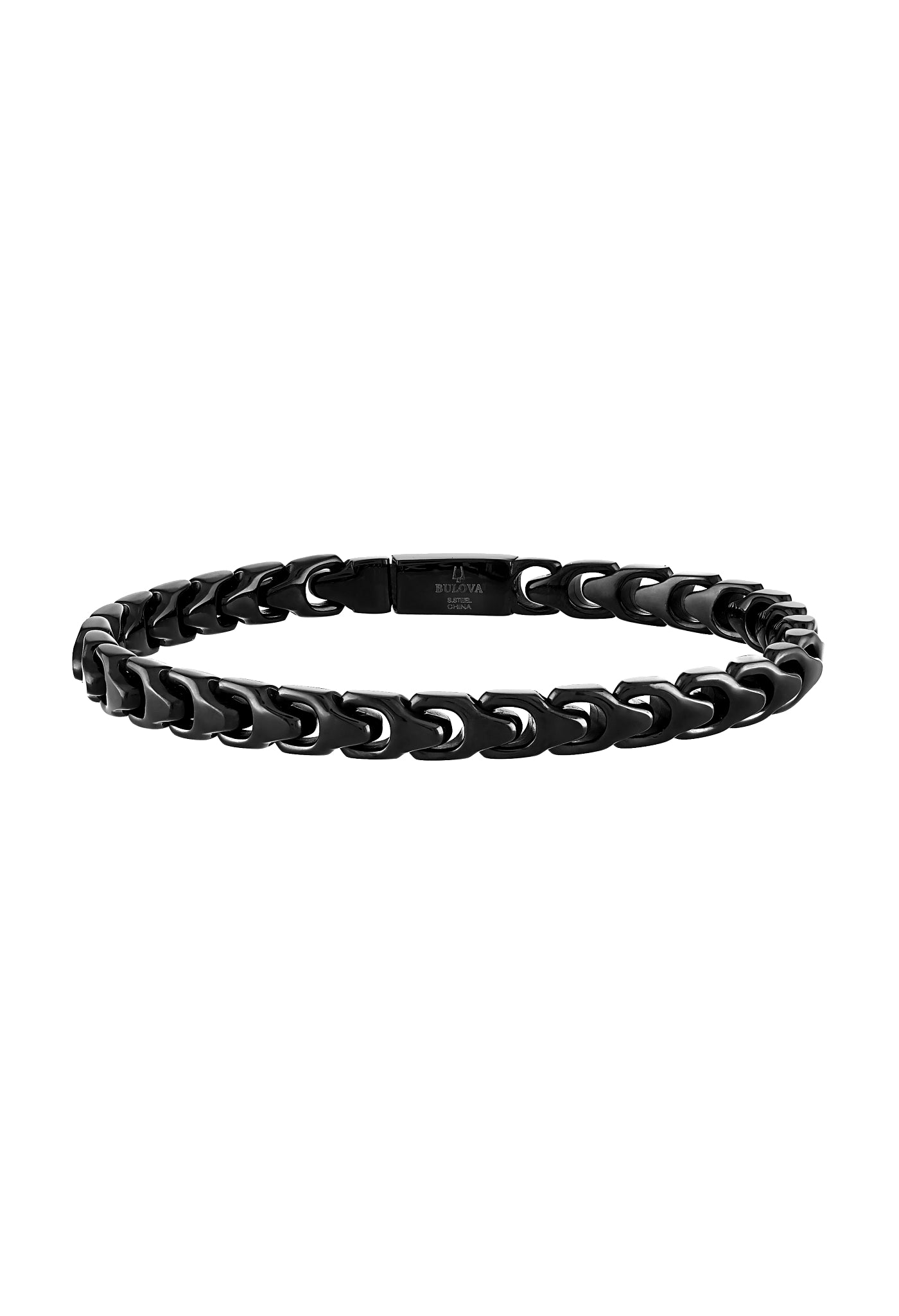 Bulova Stainless Steel Classic Jewelry Mens Bracelet