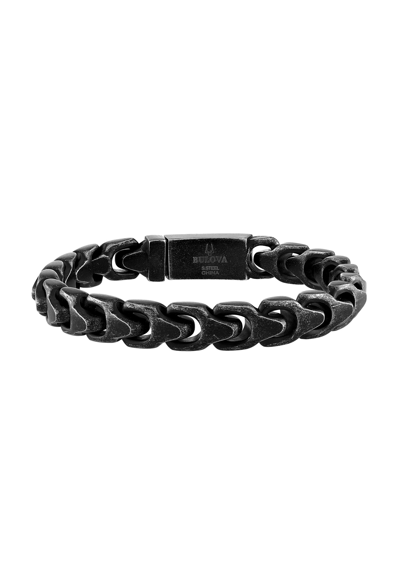 Bulova Stainless Steel Classic Jewelry Mens Bracelet