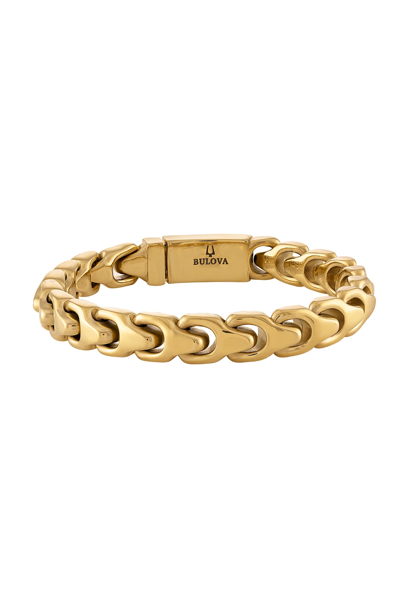 Bulova Stainless Steel Classic Jewelry Mens Bracelet