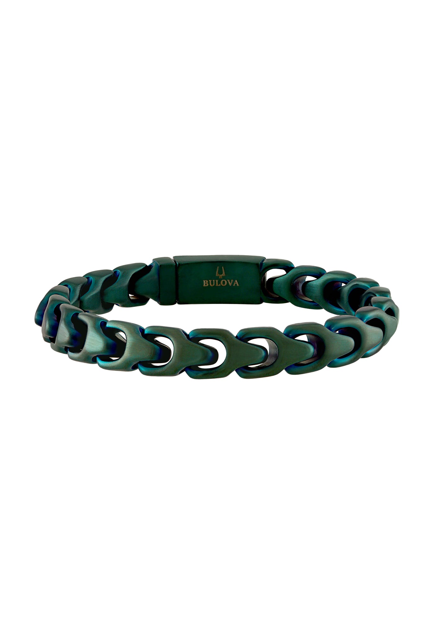 Bulova Stainless Steel Classic Jewelry Mens Bracelet