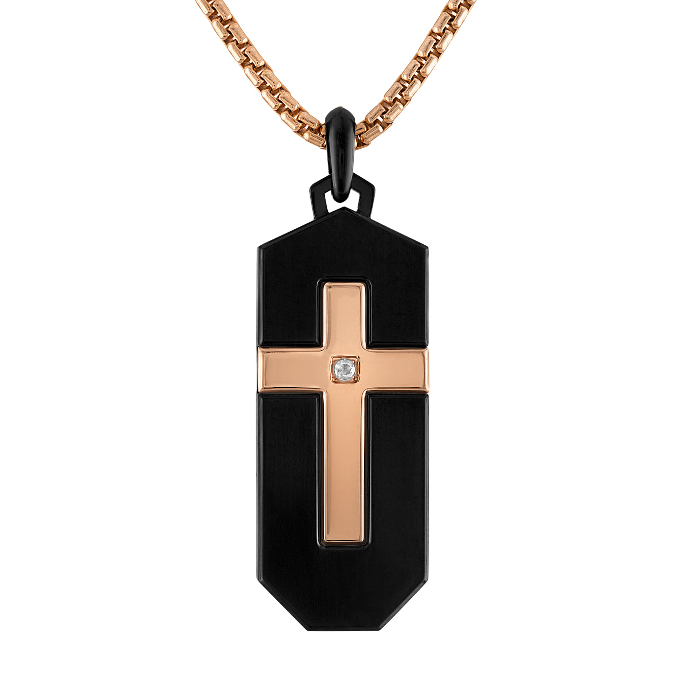 Bulova Stainless Steel Luxury Jewelry Mens Necklace