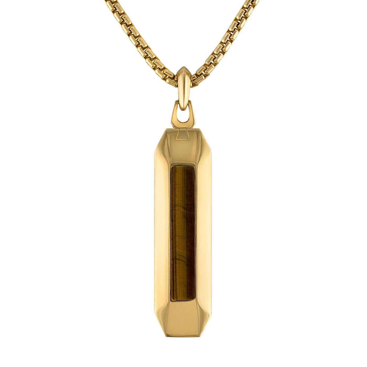 Bulova Stainless Steel Luxury Jewelry Mens Necklace