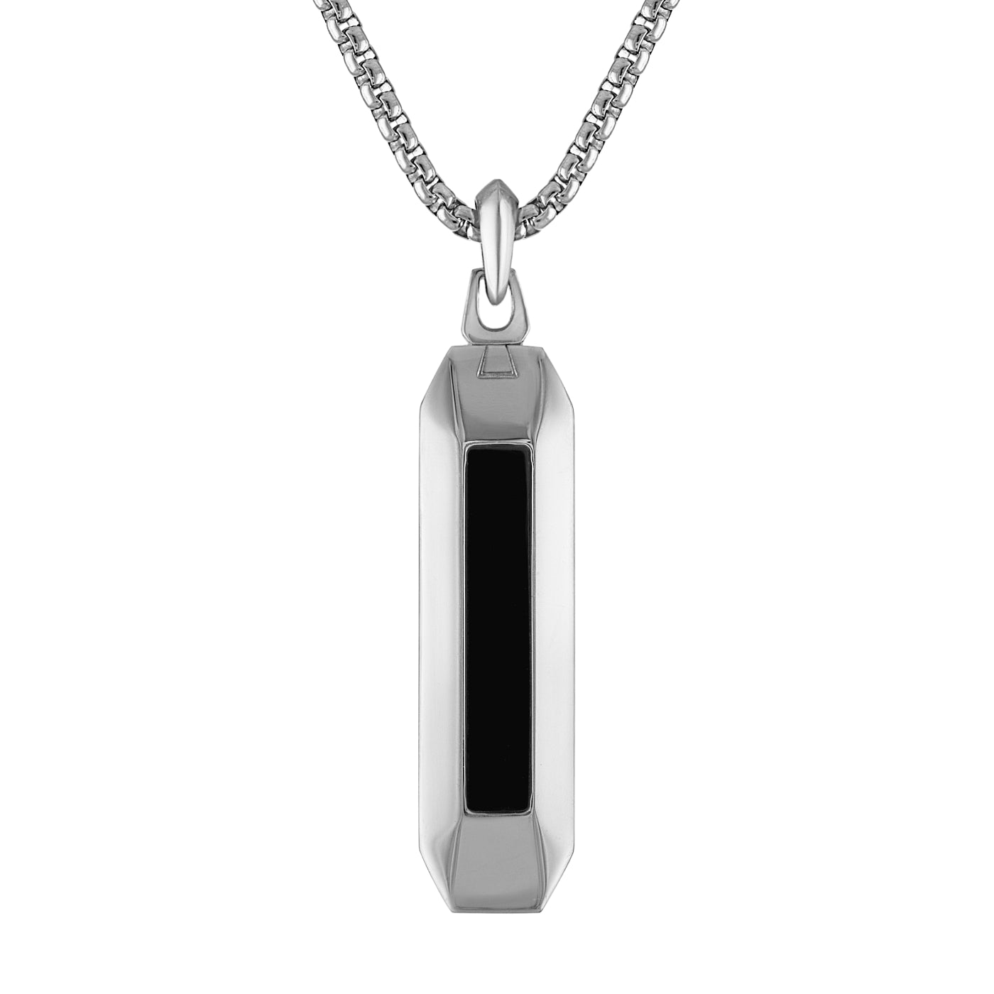 Bulova Stainless Steel Luxury Jewelry Mens Necklace