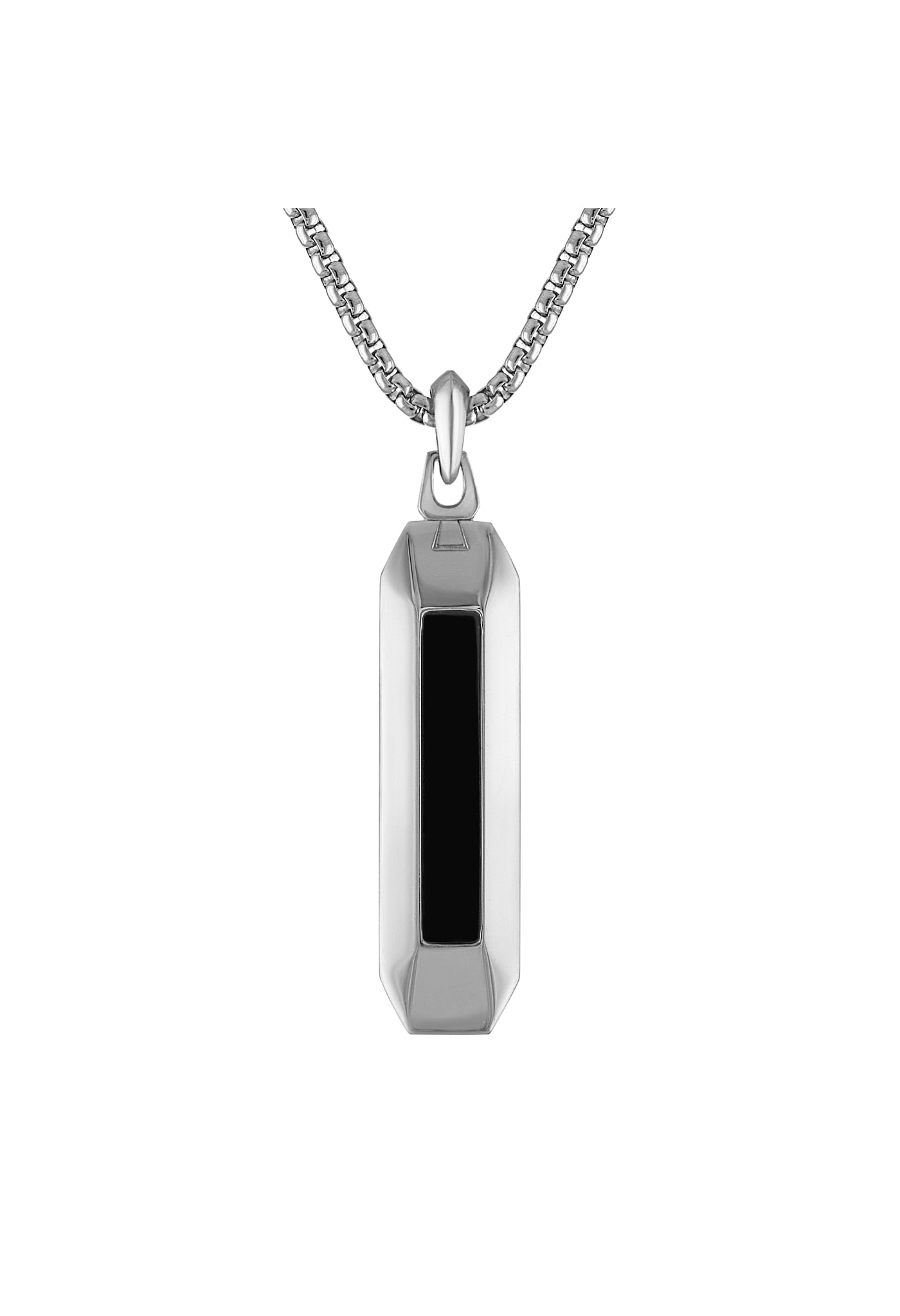 Bulova Stainless Steel Luxury Jewelry Mens Necklace