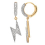 10KY 1.00CTW DIAMOND LIGHTNING BOLT DANGLING