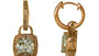 EFFY 14K ROSE GOLD DIAMOND,AQUAMARINE EARRINGS