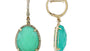 EFFY 14K YELLOW GOLD DIAMOND,GREEN ONYX EARRINGS