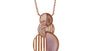 EFFY 14K ROSE GOLD DIAMOND,MOTHER OF PEARL NECKLACE