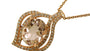 EFFY 14K ROSE GOLD DIAMOND,MORGANITE PENDANT