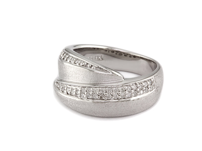 EFFY 925 STERLING SILVER DIAMOND RING