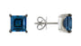 EFFY 925 STERLING SILVER ,LONDON BLUE TOPAZ EARRINGS