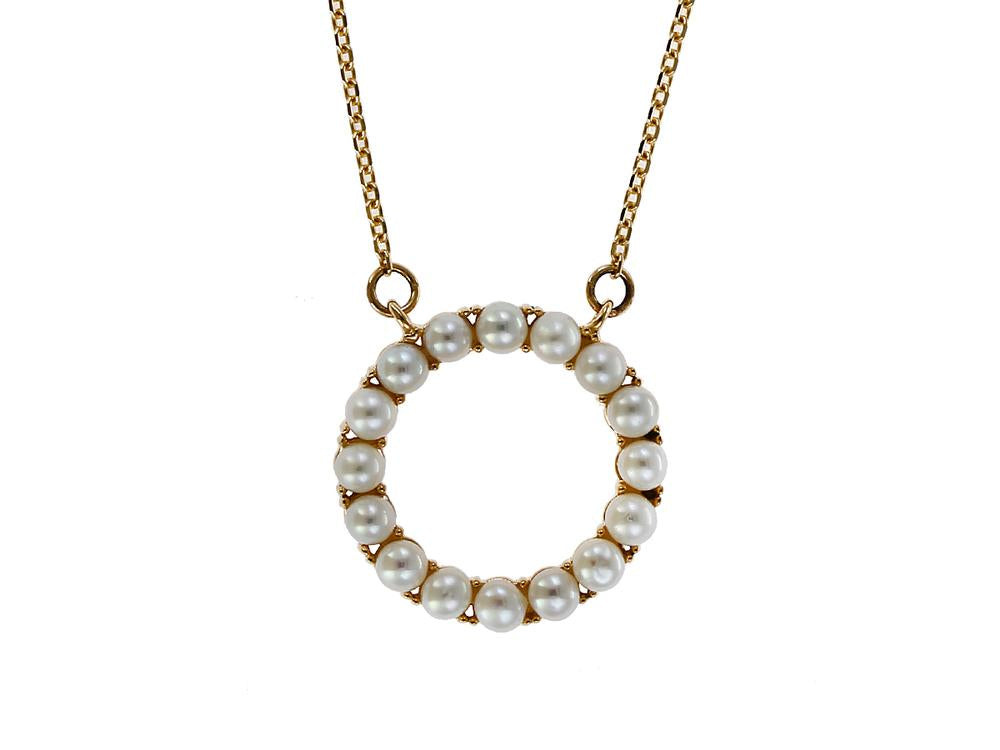 EFFY 14K YELLOW GOLD ,FRESH WATER PEARL NECKLACE