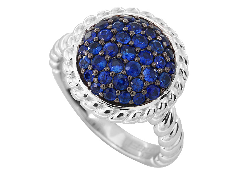 EFFY 925 STERLING SILVER ,SAPPHIRE RING