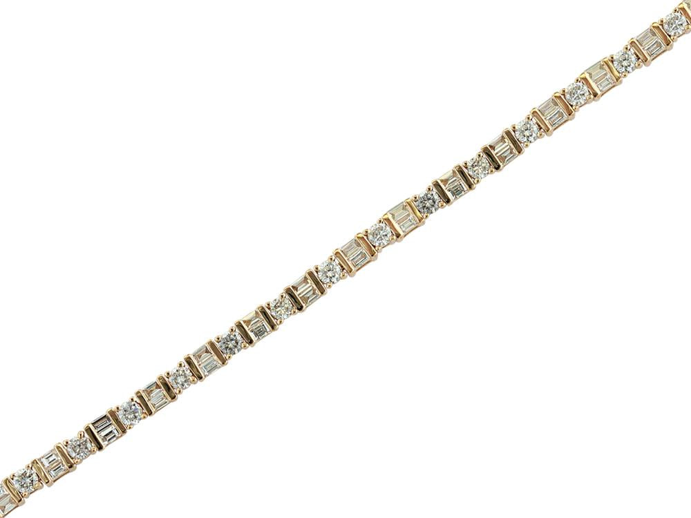 EFFY 14K YELLOW GOLD ,DIAMOND BRACELET