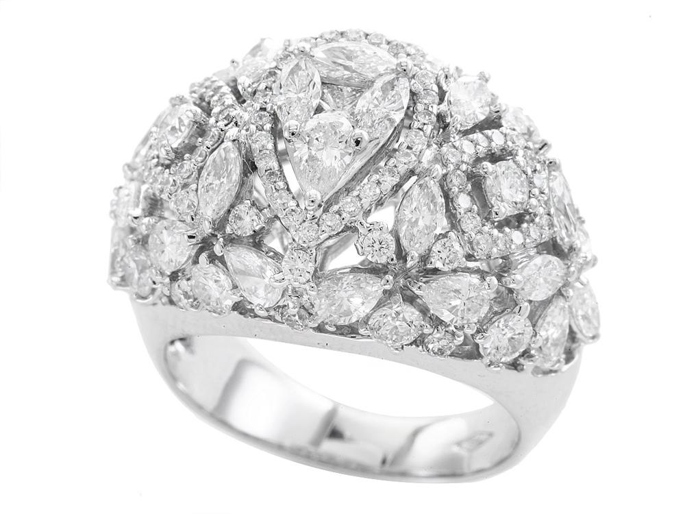 EFFY 18K WHITE GOLD DIAMOND RING