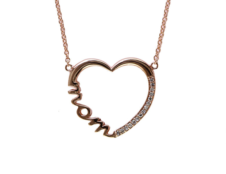 EFFY 14K ROSE GOLD DIAMOND NECKLACE