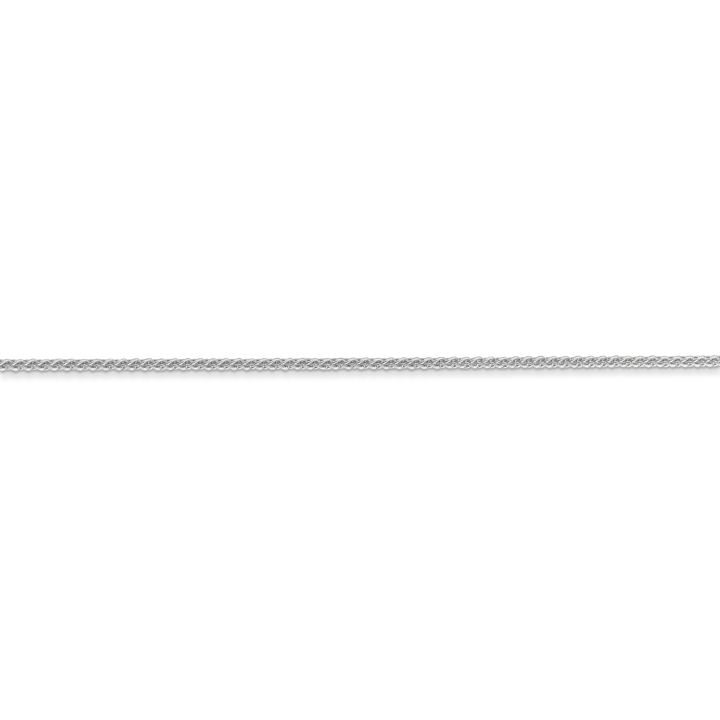 14k WG 1.05mm Spiga with Lobster Clasp Chain