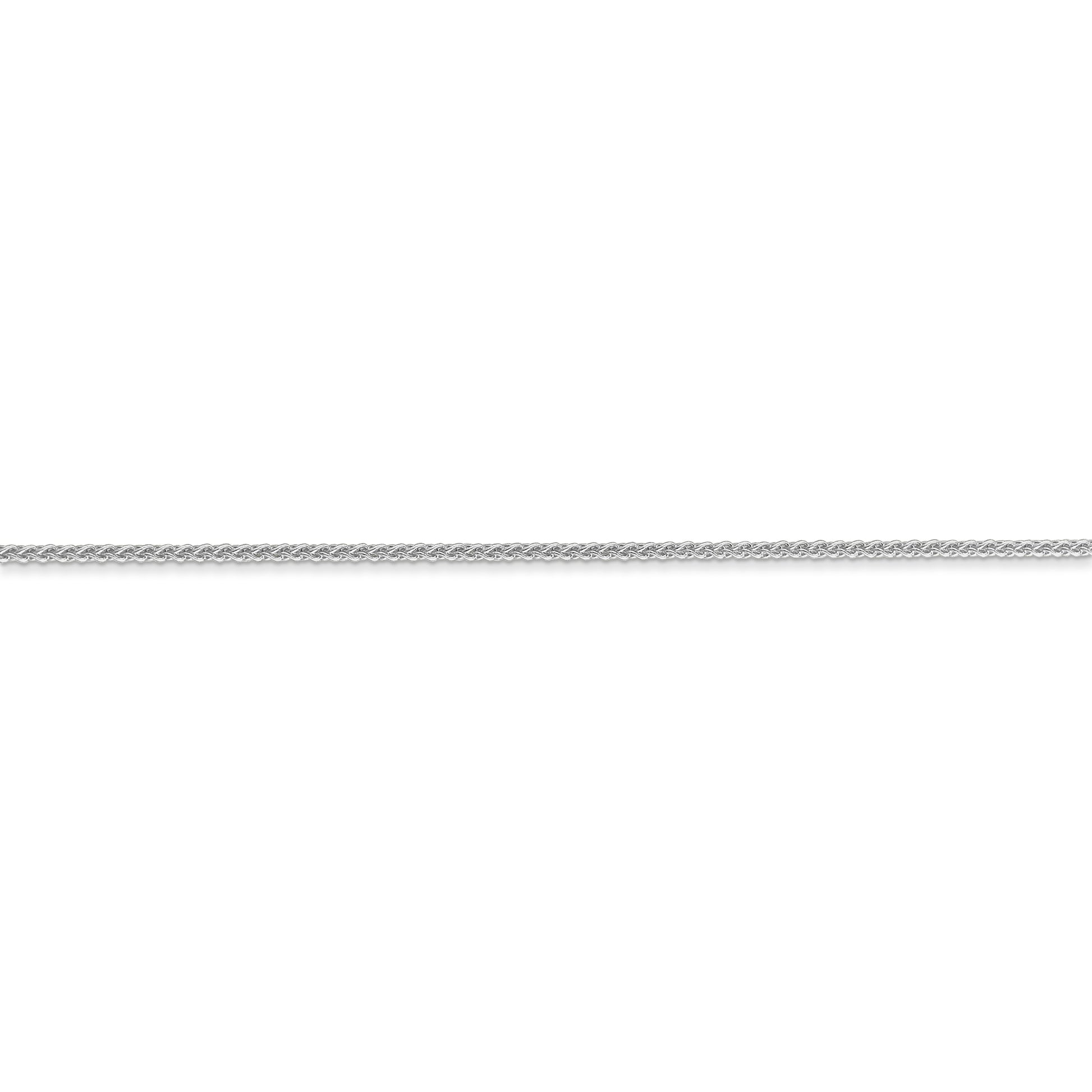 14k WG 1.05mm Spiga with Lobster Clasp Chain