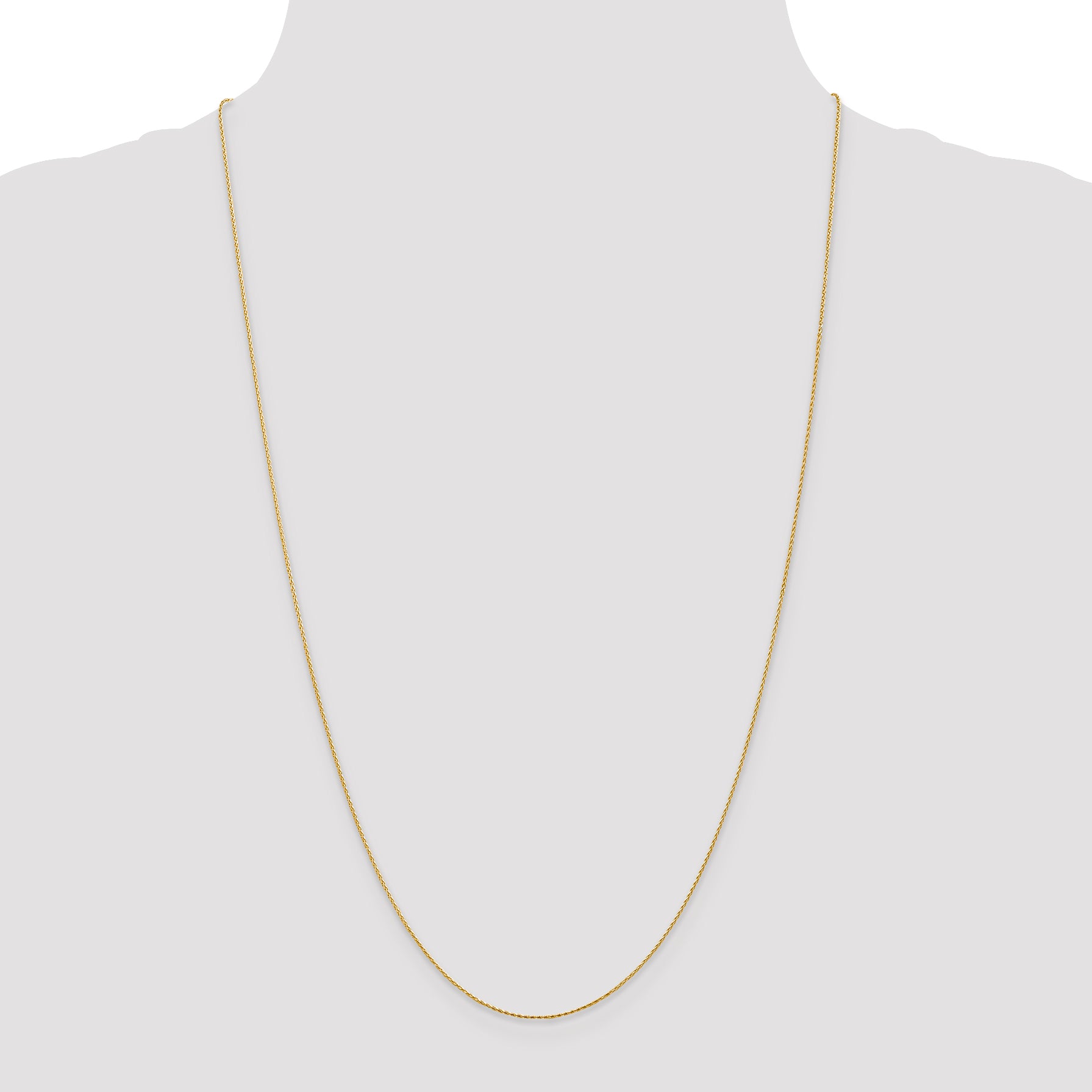 14k .8mm D/C Parisian Wheat Chain