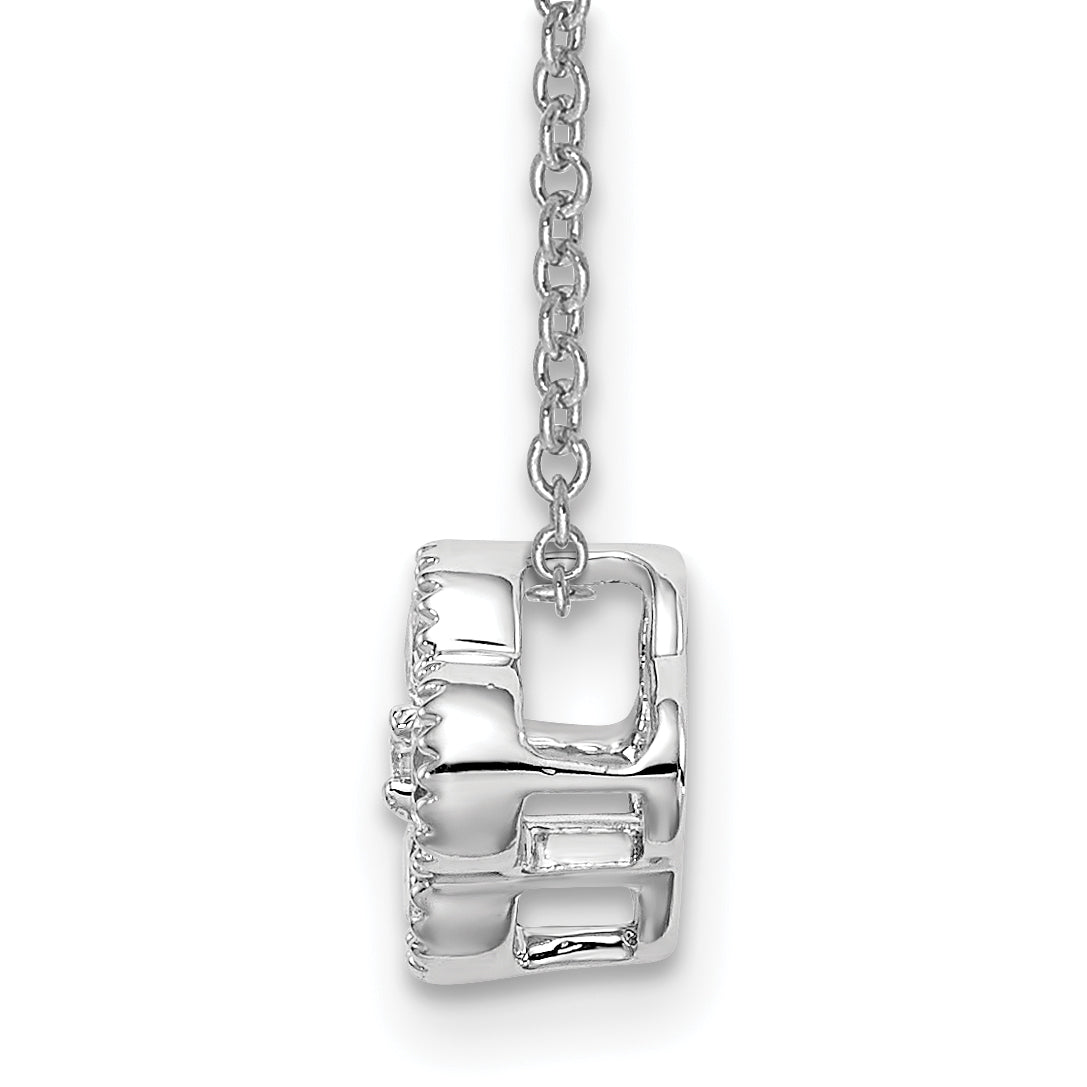 10kw 1/4ct Lab Grown Diamond VS/SI+ G+ Comp 18in Bloom Necklace