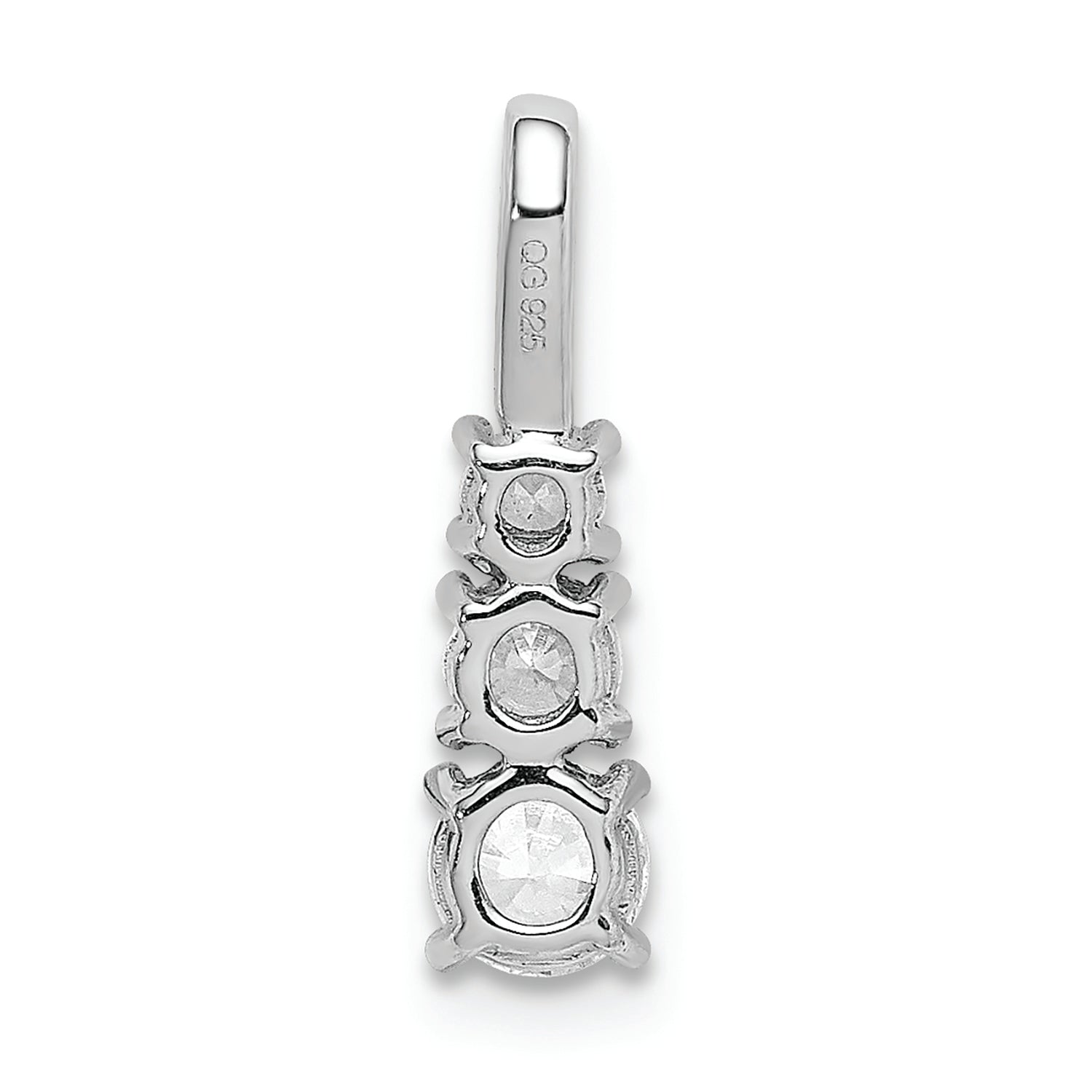 14kw Lab Grown Diamond VS/SI+ G+ 3-stone Pendant