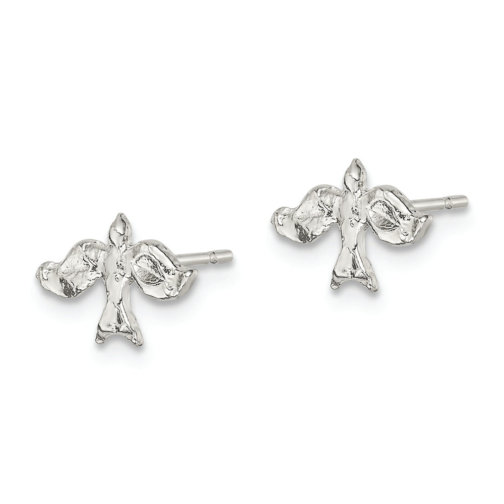 Sterling Silver Dove Mini Earrings