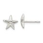 Sterling Silver Polished Starfish Post Earrings