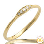 14KY 0.06CTW DIAMOND 5-STONE RING
