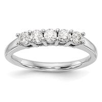 14kw Lab Grown Diamond VS/SI+ G+ 5-Stone Band