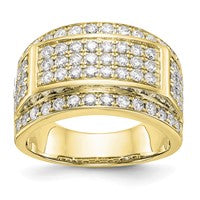 10k 3 ct Lab Grown Diamond VS/SI+ G+ Men's Ring