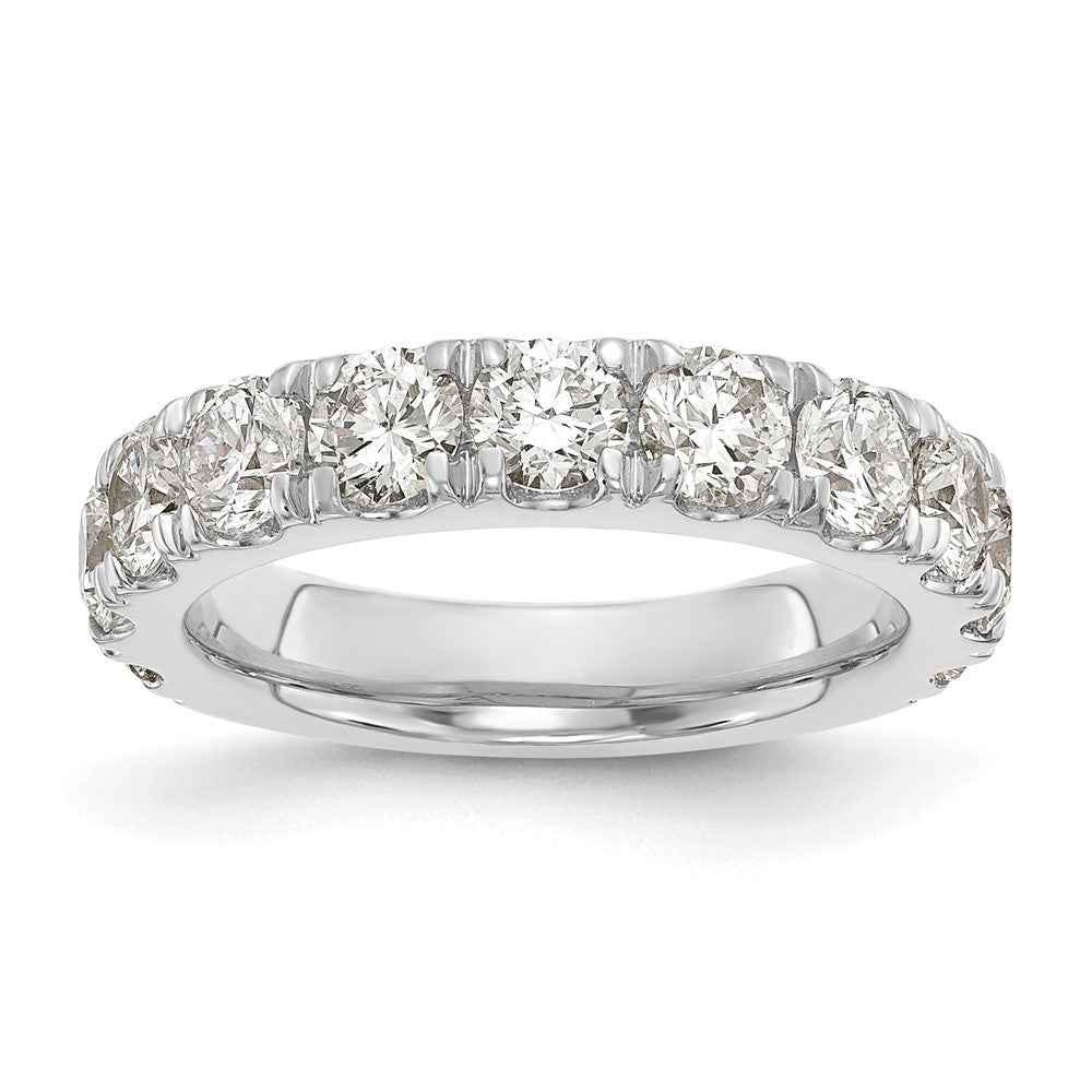 14k White Gold 2 ct Lab Grown Diamond VS/SI+ G+ Complete Wedding Band