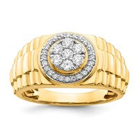 10k Lab Grown Diamond VS/SI+ G+ Men's Ring