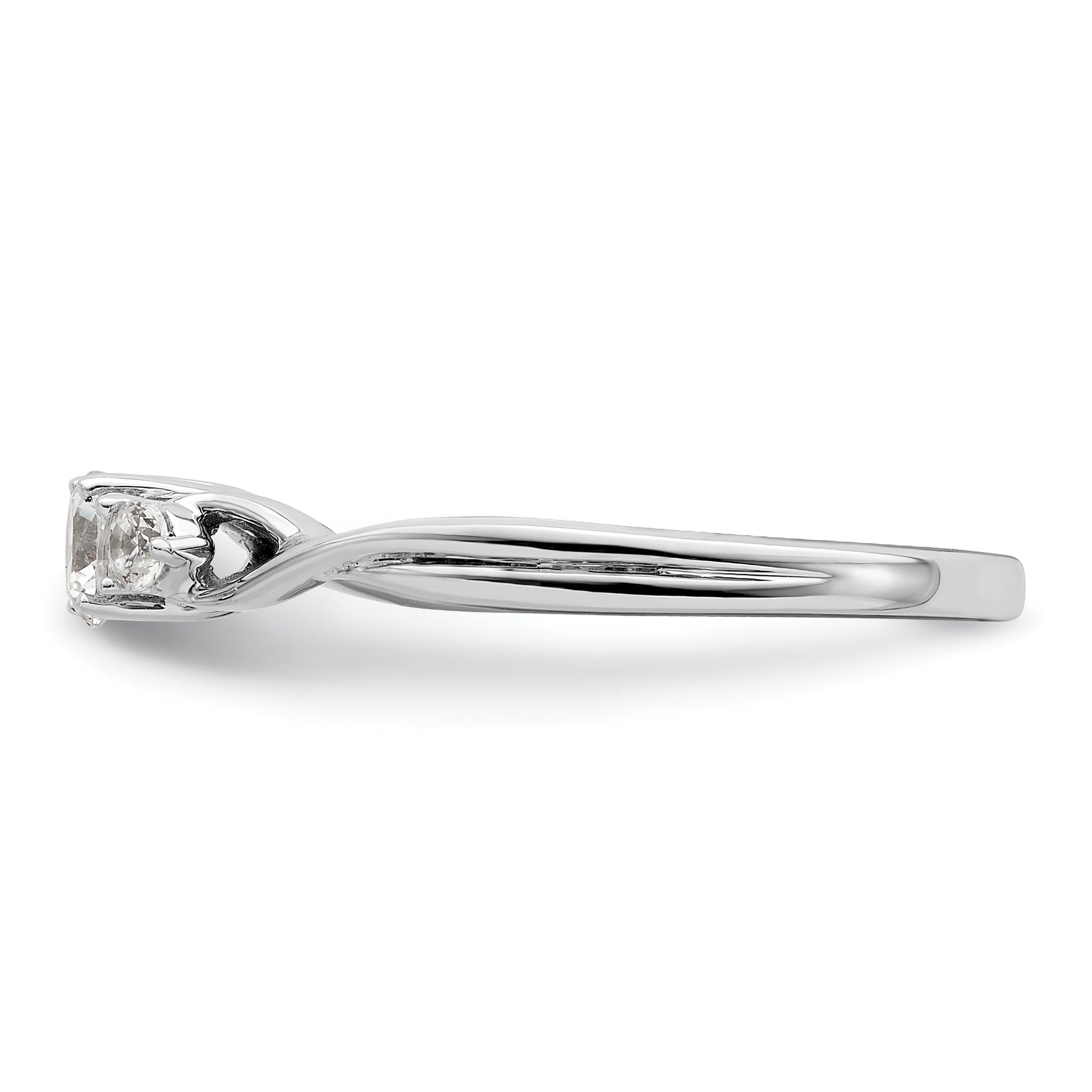 10k WG Lab Grown VS/SI+ G+ Diamond Fashion Ring