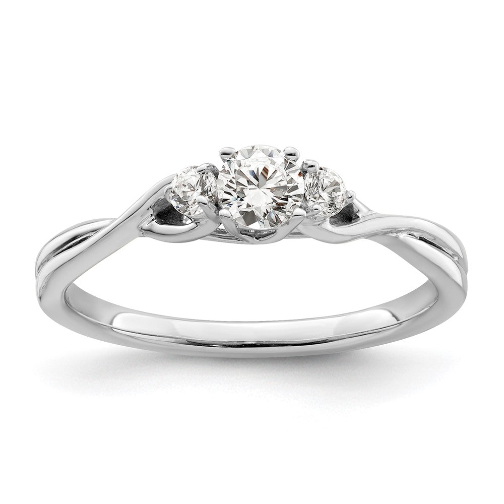 10k WG Lab Grown VS/SI+ G+ Diamond Fashion Ring