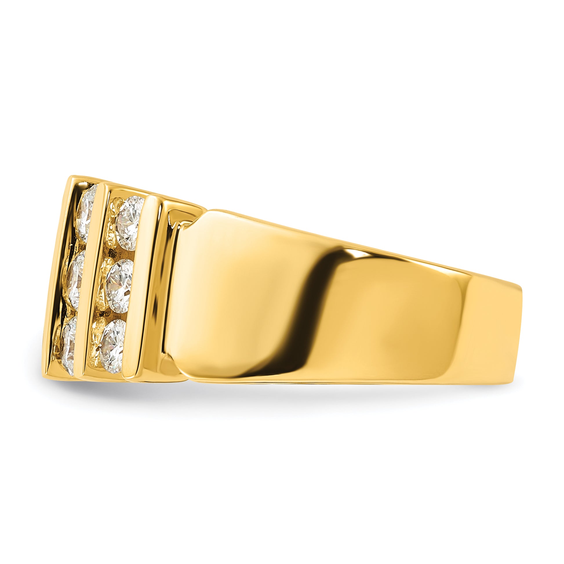 14k 1 1/2ct Lab Grown Diamond VS/SI+ G+ Complete Fashion Band