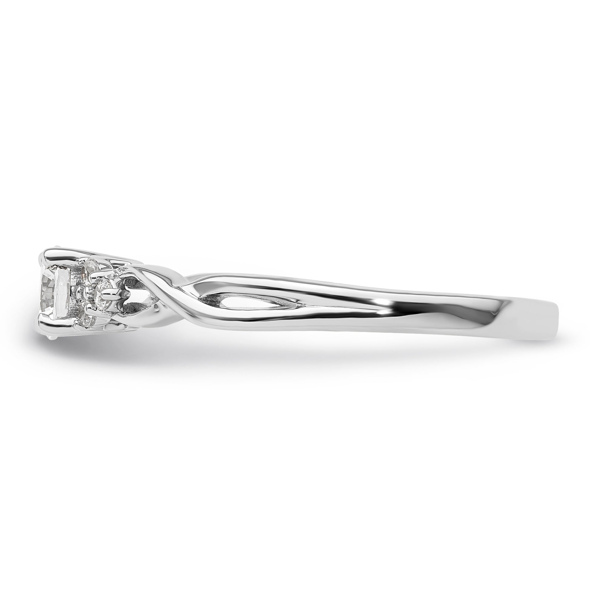 14kw 1/3ct Lab Grown Diamond VS/SI+ G+ Round Comp Halo Eng Ring