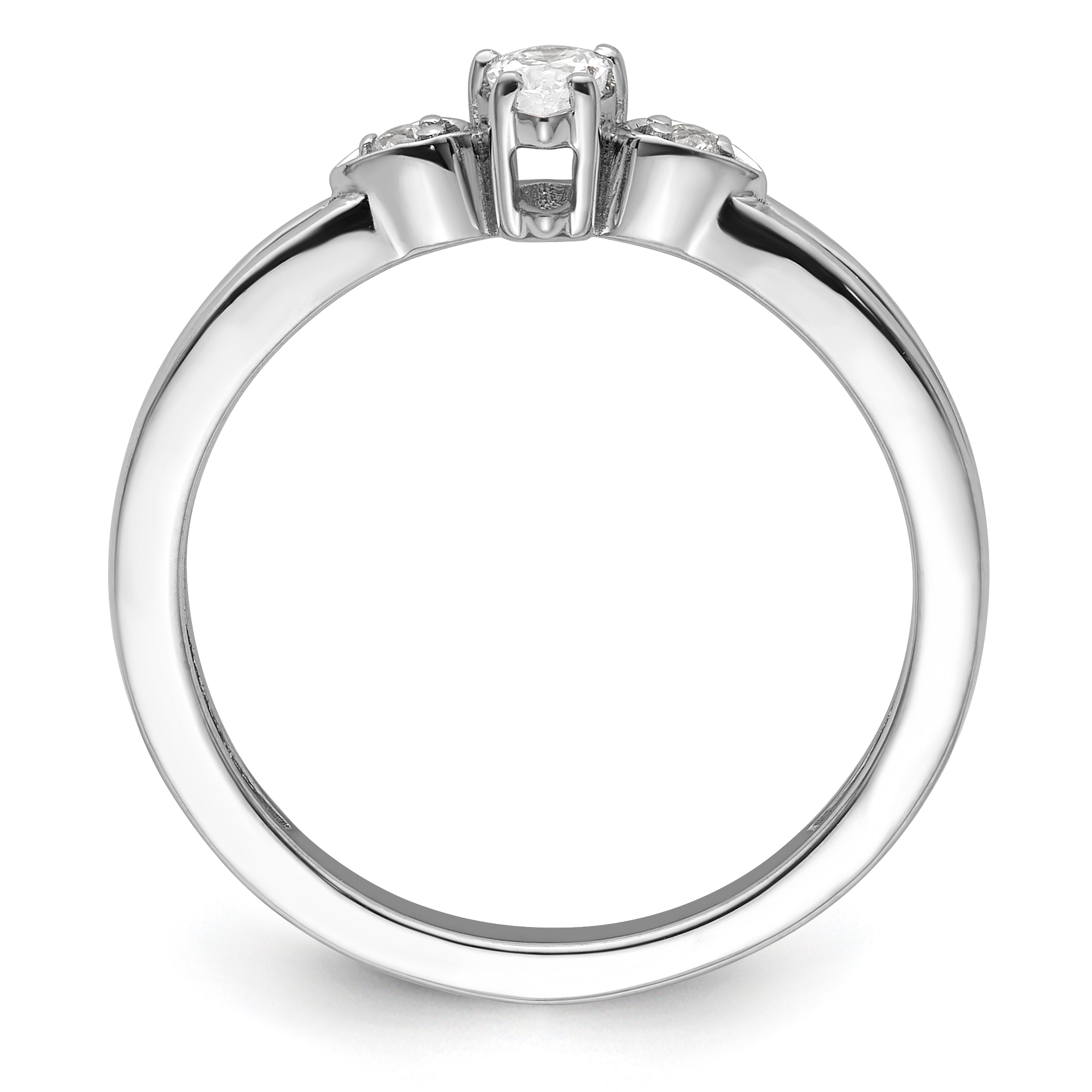 10kw Lab Grown Diamond VS/SI+ G+ Complete Promise Ring