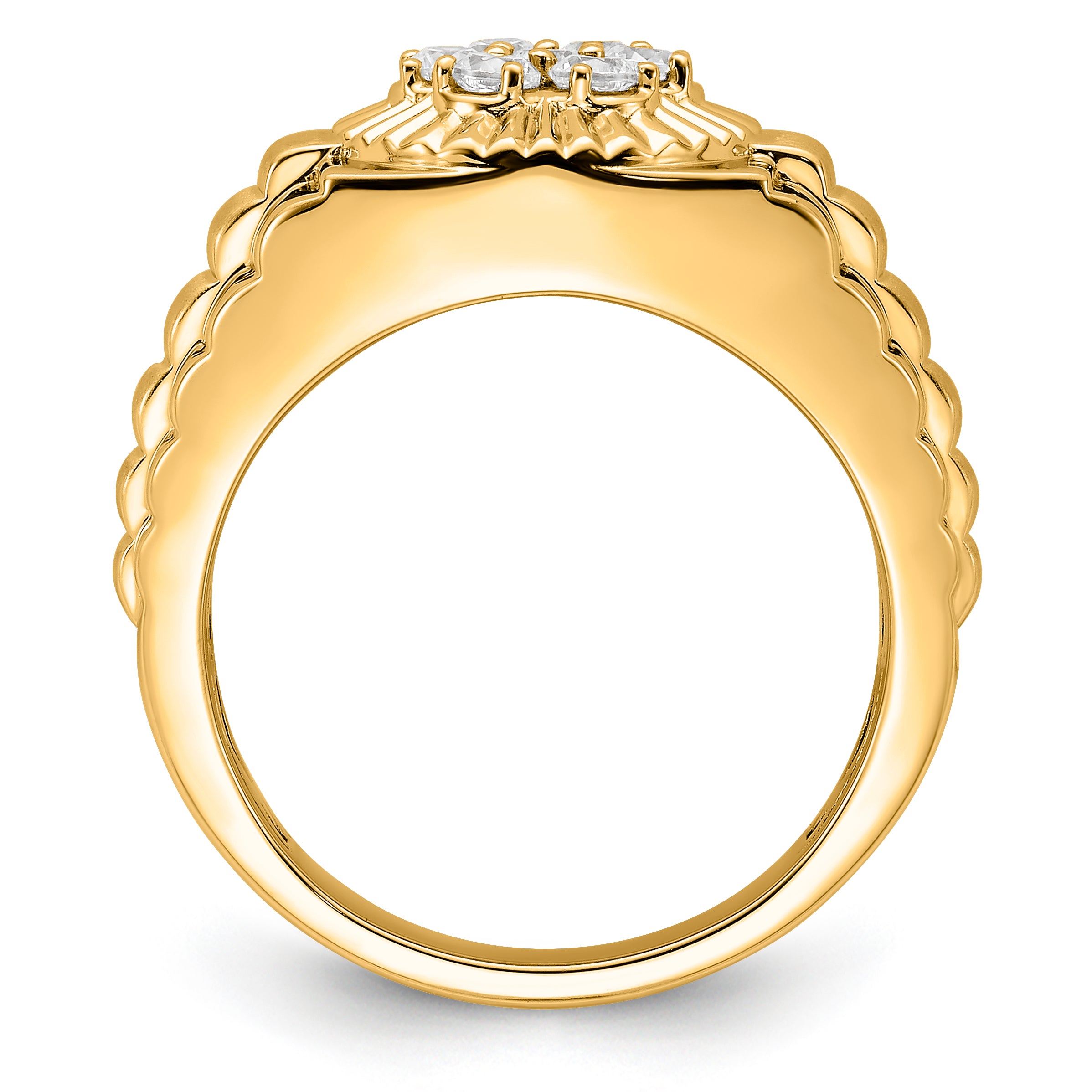 10K VS/SI+ G+ Lab Grown Diamond Mens Ring