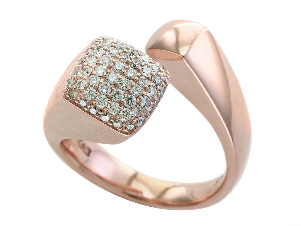 EFFY 14K ROSE GOLD DIAMOND RING